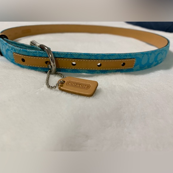 Vintage 1980s Coach Signature Belt Small - Picture 2 of 5